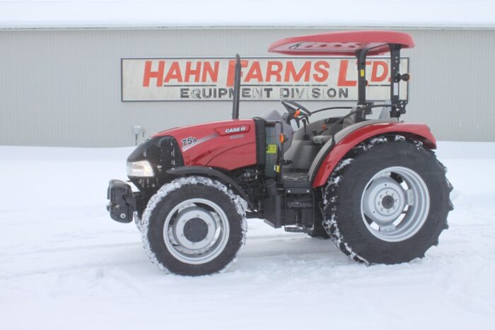 Case/Int Farmall 75A 4wd tractor, canopy, 420/85R-30, 2 remotes, 12x12 with power shuttle and creeper gears, 540 pto, front fenders, 8 front weights, 541 hours