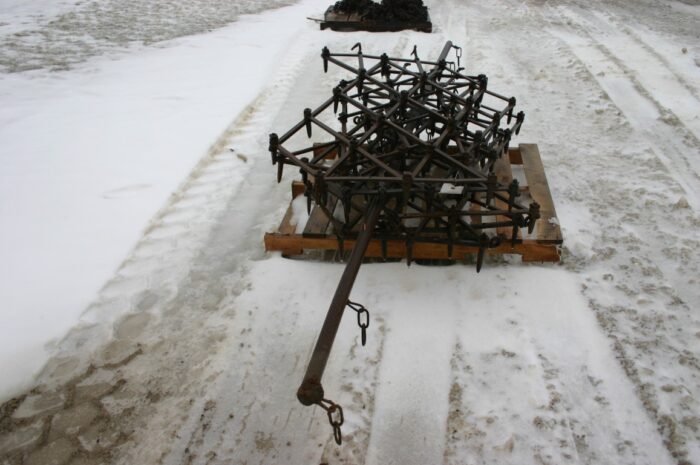 set of 6 section diamond harrows/ pole