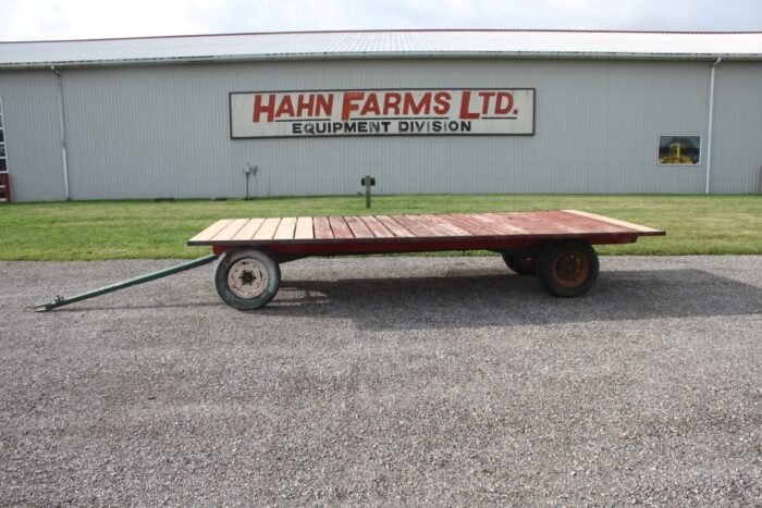 8'x16' flat hay wagon