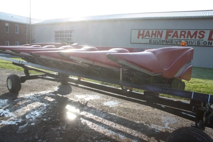 CIH 3406 6 row corn head, knife rolls, hyd deck, flagship hook up, very clean - Image 8