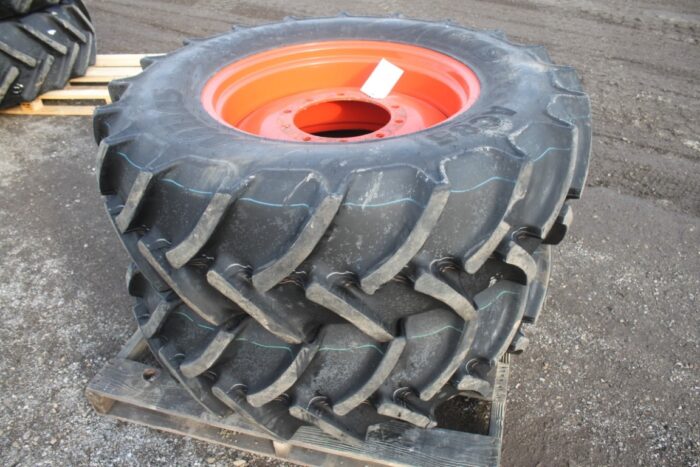 NEW Kubota M7 tires and wheel assemblies. (Set of 4) - Image 2
