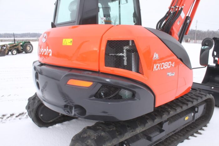 Kubota KX080-4S2 excavator - Image 9