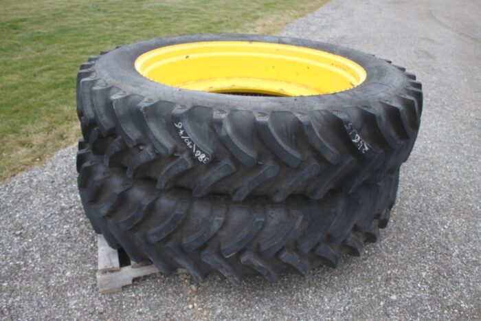 Alliance 380/90R46 (14.9R46) tires and rims