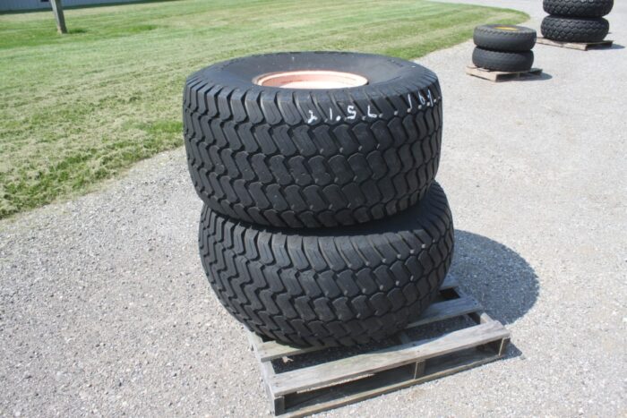 Titan Set of 4 - 2-29x12.50-15 turf tires and 2-21.5-16.1 turf tires, from retiring sod farmer - Image 3