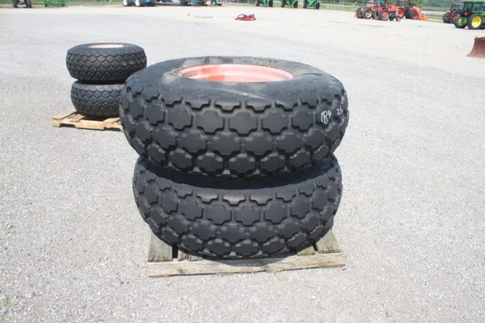 Firestone Set of 4 2-18.4x26 turf tires and 2-16.5x16.1 turf tires - Image 2
