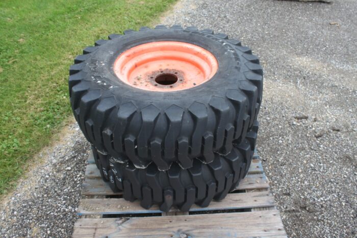 Titan set of 2 12.5/80-18NHS tires on 6 bolt rims