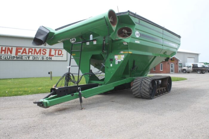 J& M 1501-22T 1500 bu grain cart, 22 inch auger, scales, roll tarp, StormTracker undercarriage - Image 2