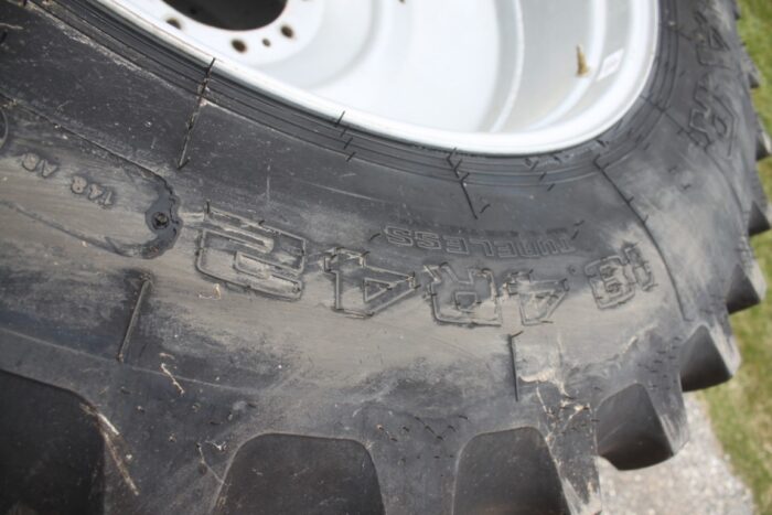 Pair of 18.4R42 Goodyear tires, Unverferth 10 bolt - Image 7