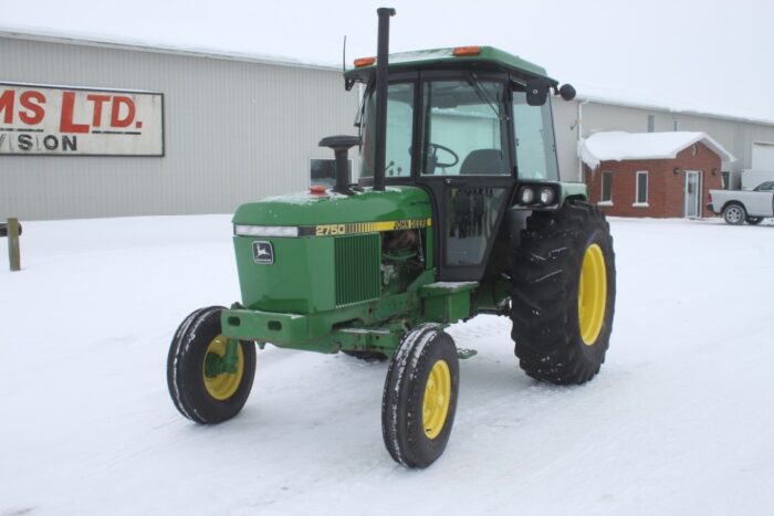 JD 2750 2wd tractor, cab, air, hi/lo, 18.4x30, 2 remotes, 5740 hours - Image 2