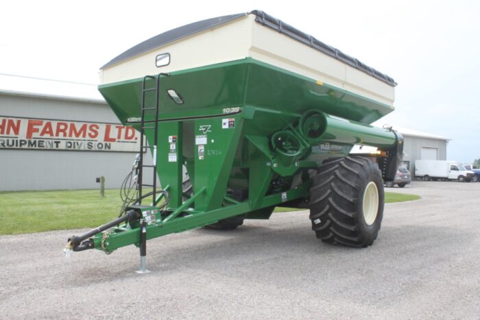 Kilbros 1035 grain cart, tarp, hyd. Deflector, scales, 410 Digistar display. - Image 2