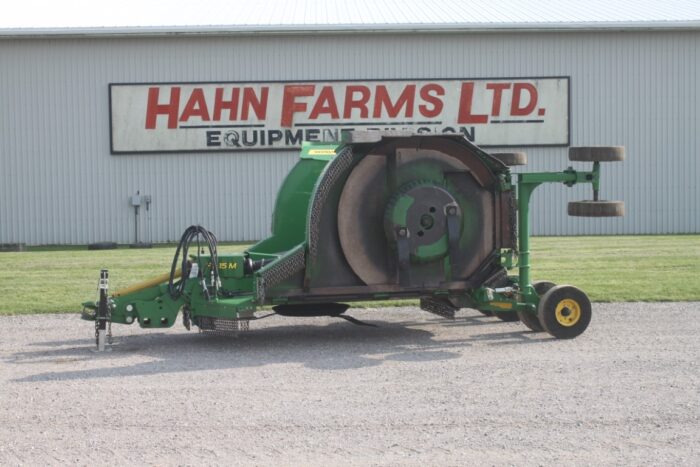 JD FC15M 15' Batwing Mower, 1000 PTO, laminated tires, stump jumpers, spring suspension