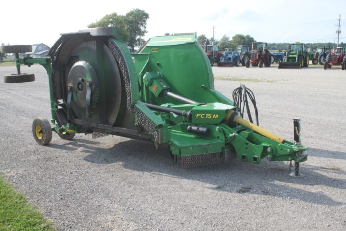 JD FC15M 15' Batwing Mower, 1000 PTO, laminated tires, stump jumpers, spring suspension - Image 4