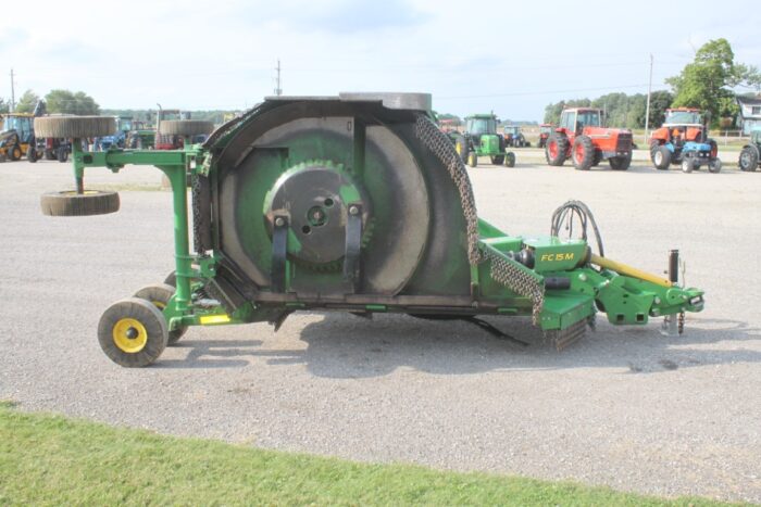 JD FC15M 15' Batwing Mower, 1000 PTO, laminated tires, stump jumpers, spring suspension - Image 5