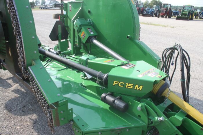 JD FC15M 15' Batwing Mower, 1000 PTO, laminated tires, stump jumpers, spring suspension - Image 11