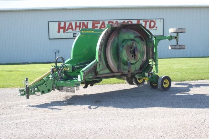 JD FC15M 15' Batwing Mower, 1000 PTO, laminated tires, stump jumpers, spring suspension