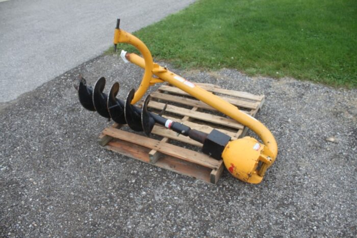 Shaver 3pth post hole auger, pto, very nice - Image 2