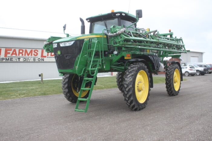 JD R4038 self-propelled sprayer, 100' boom, stainless tank, chemical eductor - Image 2
