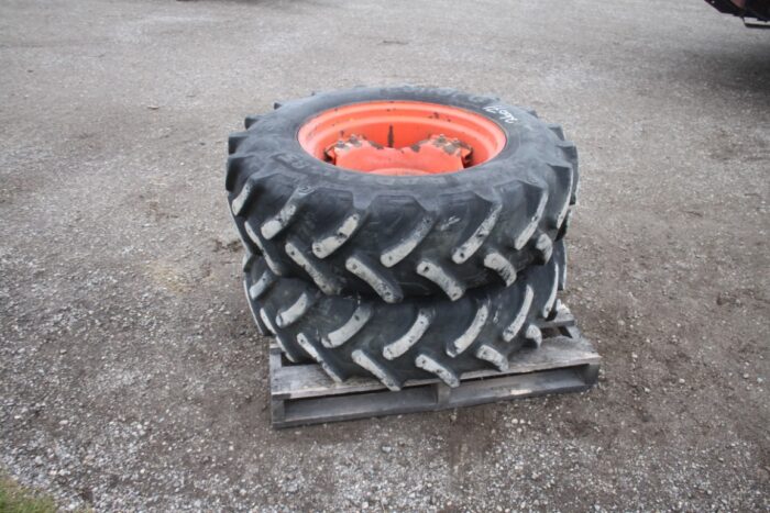 Cultor set of 2- 320/85R24 tires on Kubota rims - Image 2
