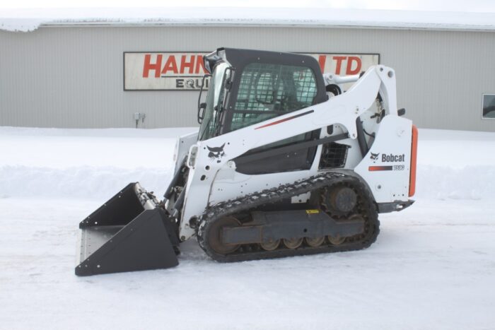 Bobcat T590 track skidsteer, cab, air, 2-speed, hydraulic coupler