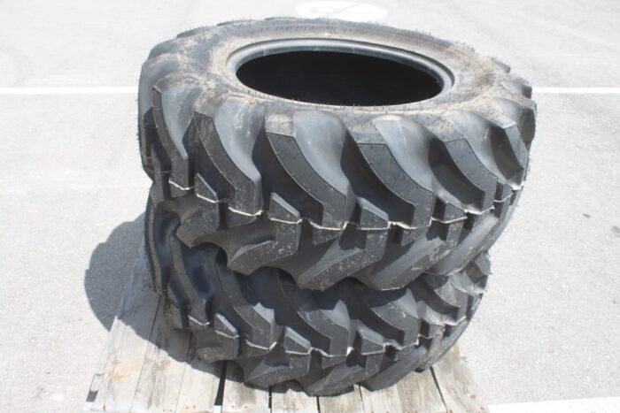 Firestone set of 17.5x24 tires, 100% tread - Image 4