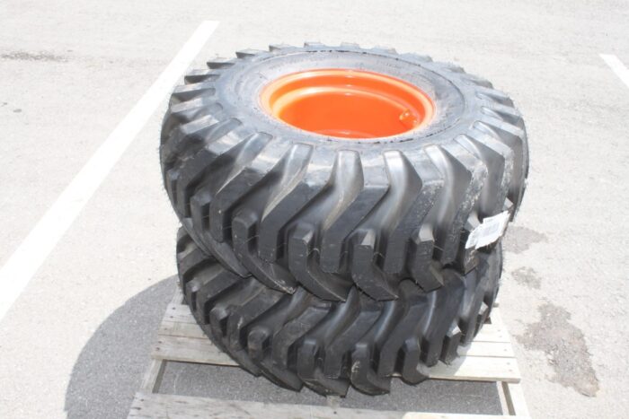 Goodyear set of 12.4x16 tires on Kubota rim, 100% tread - Image 3