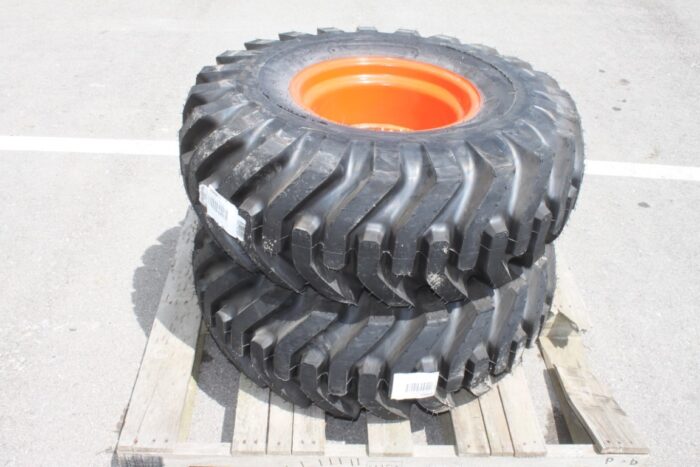 Goodyear set of 12.4x16 tires on Kubota rim, 100% tread - Image 4