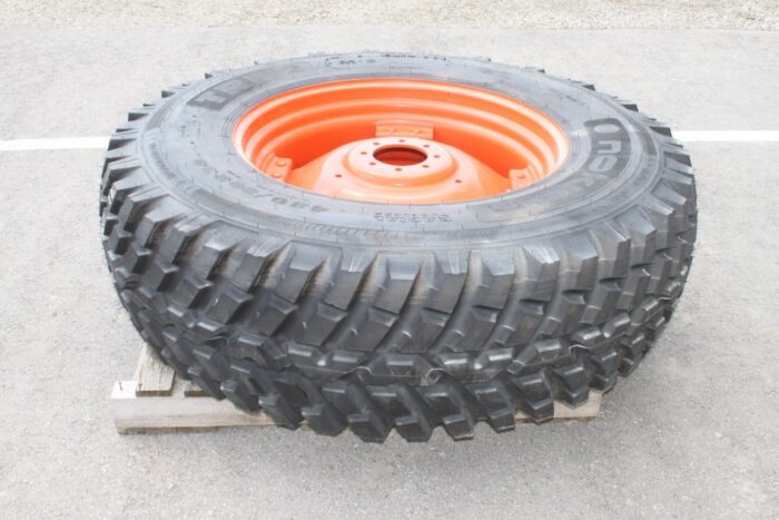 Nokian single 480/80R-34 tire on Kubota rim, 100% tread - Image 2