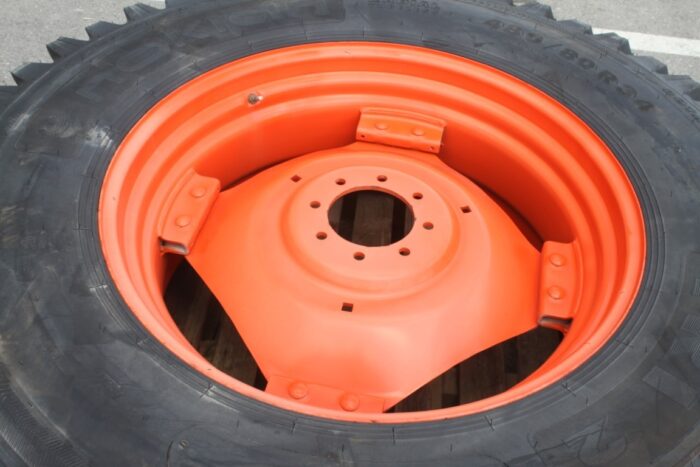 Nokian single 480/80R-34 tire on Kubota rim, 100% tread - Image 5