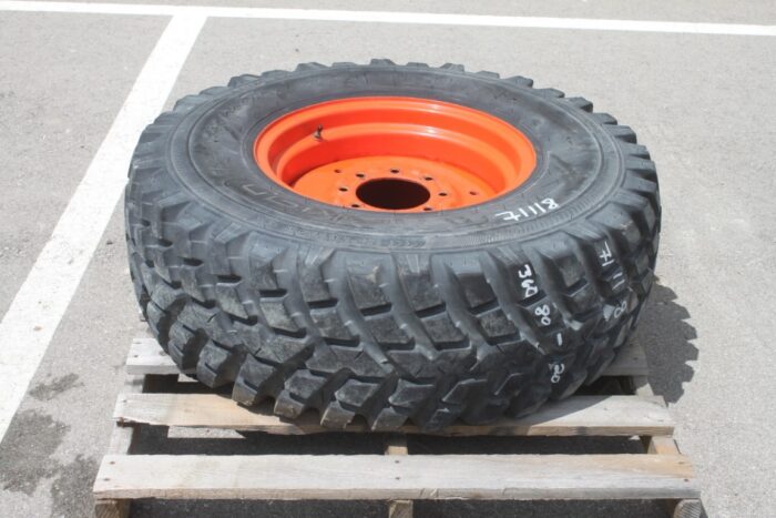 Nokian  1/ 360/80R-20 tire on Kubota rim