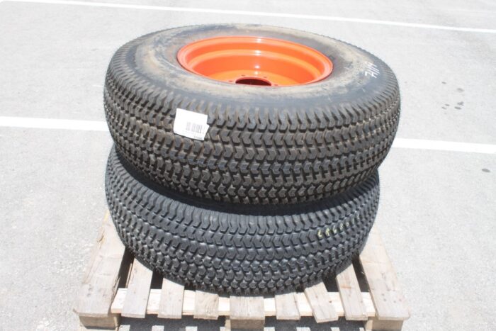 Bridgestone set of 355/80D-20 turf tires on Kubota rim, 100% tread - Image 4