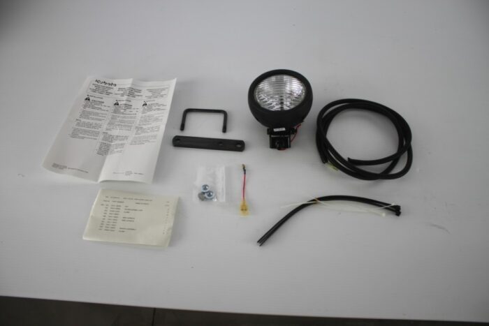 一 work light kit (K3611-92100), part number F8255, for front mount mower (F2880 / F2880E / F3680)