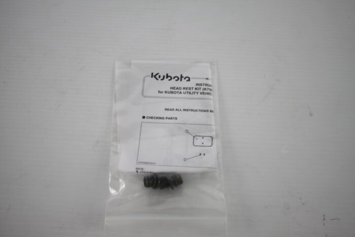 Kubota headrest, part number K7 561-99550 (V4231) for Kubota utility vehicle - Image 4