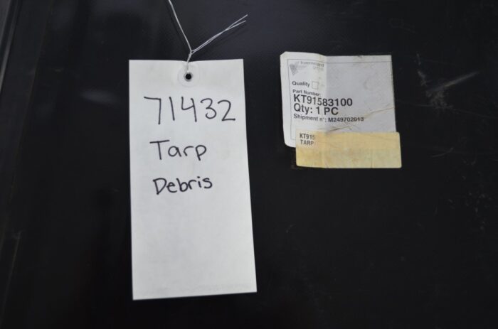 Kverneland Disc mower debris tarp, part number KT91583100 - Image 3