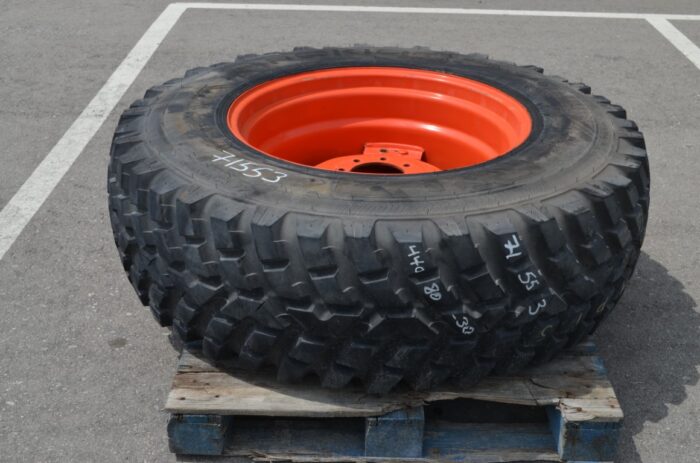Nokian single 440/80R30 tire, used, part number RNM85RRAP15