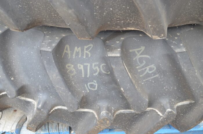 Firestone pair of 12.4-24 tires on Kubota rims - Image 4