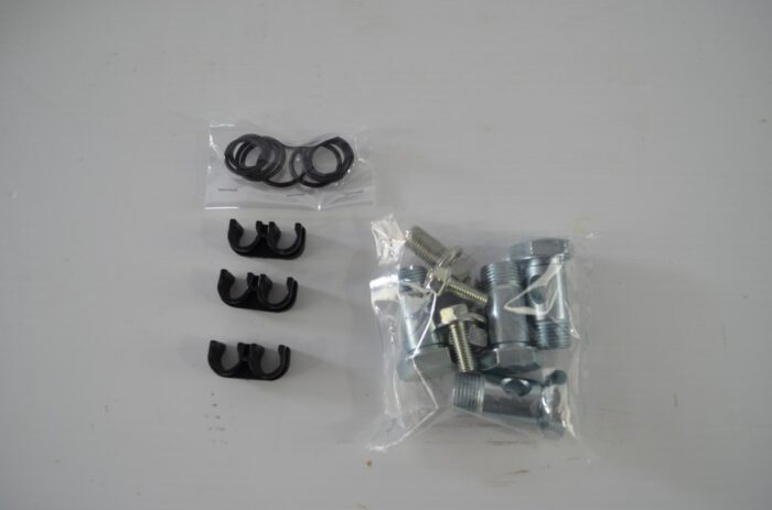 Kubota hydraulic pipe kit with single point bank to fit LA435SW, part number 6C540-93061 - Image 13