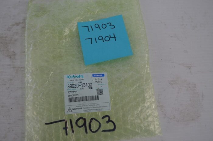 Kubota sprocket, part number 89920-13400 - Image 3