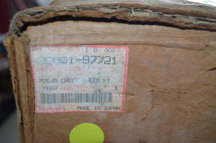 Kubota creeper speed kit to fit Kubota M8540 / M9540, part number M7648 (3C081-97721) - Image 7
