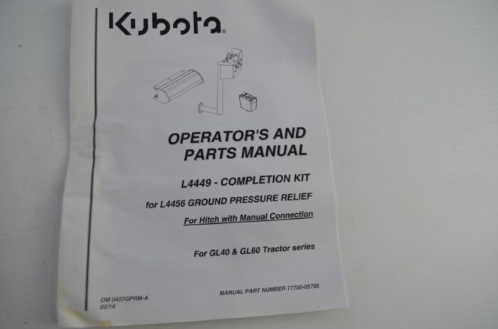 ground pressure relief valve completing kit for L4456, part number L4449 - Image 11