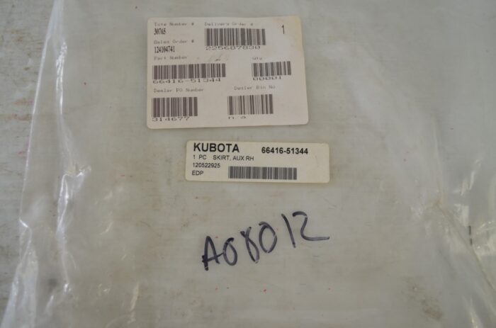 Kubota right hand start shield, part number 66416-51344 - Image 7