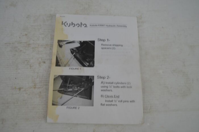 一 QT kit for universal skidsteer attachment (some parts missing:  cylinder), part number K9987 - Image 9
