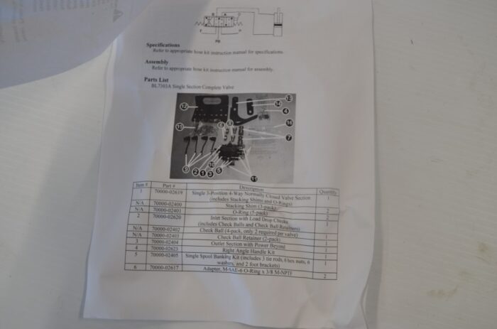 single spool completing kit, part number BL7303A - Image 13
