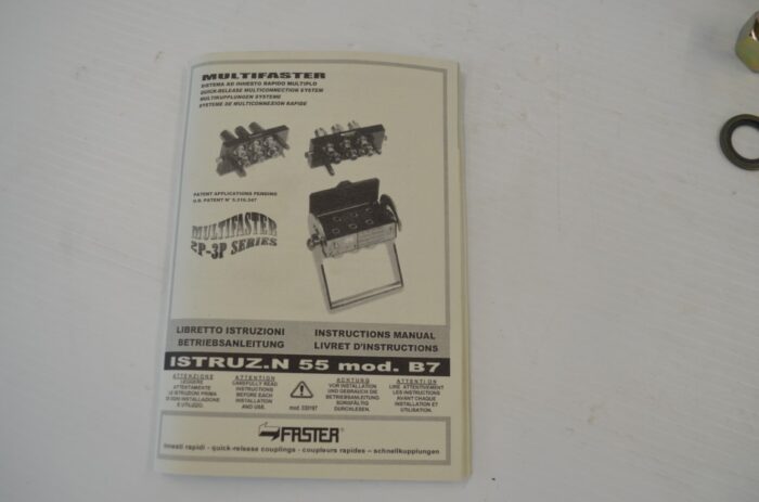 Multifaster 2P-3P single point valve connector, part number M116 - Image 9