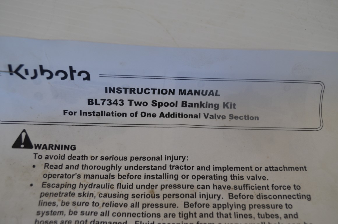 一 2 spool  banking kit, part number BL7343 - Image 5