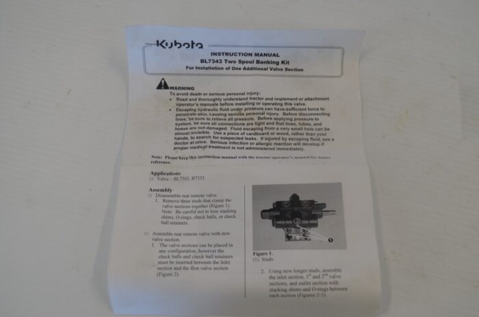 2 spool  banking kit, part number BL7343 - Image 6