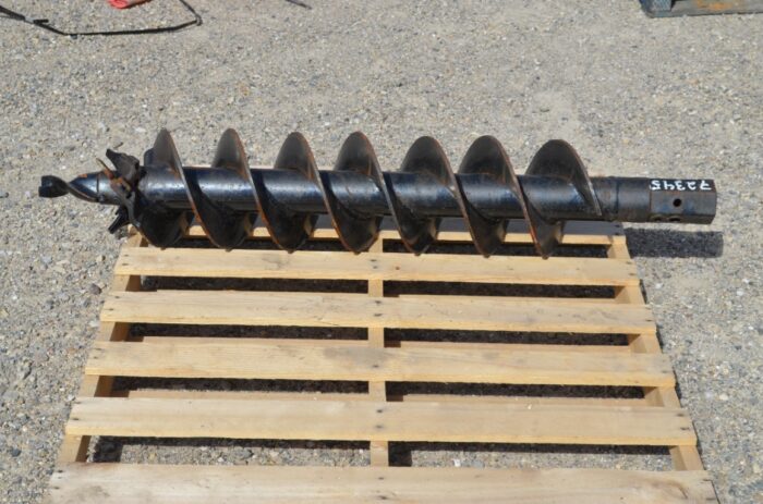 9" post hole auger, hex drive, (A0CD4H200) - Image 2
