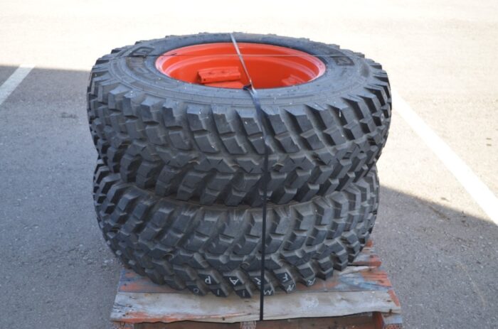 Nokian 2- 360/80R24 tires on steel rim, 6" pilot, 8 5/8" bolt circle - Image 3