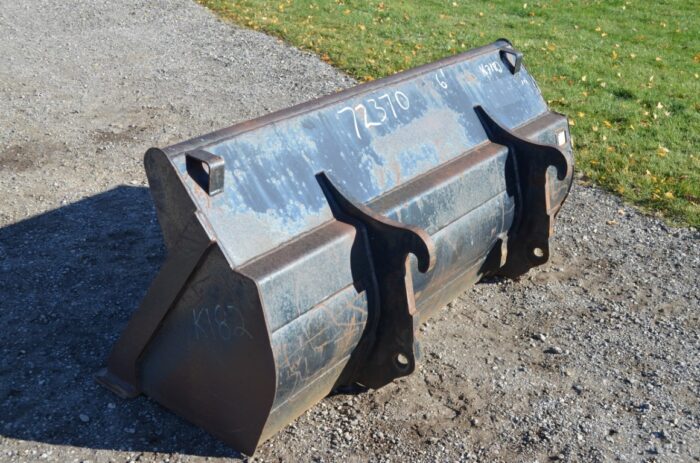 WerkBrad 72" euro QT, fitskubota R530 wheel loader, 85 cu yd - Image 7