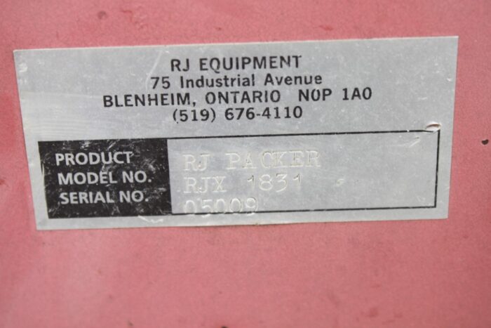 RJ 1831 31' sprocket packer, X-fold, 18" sprockets - Image 15