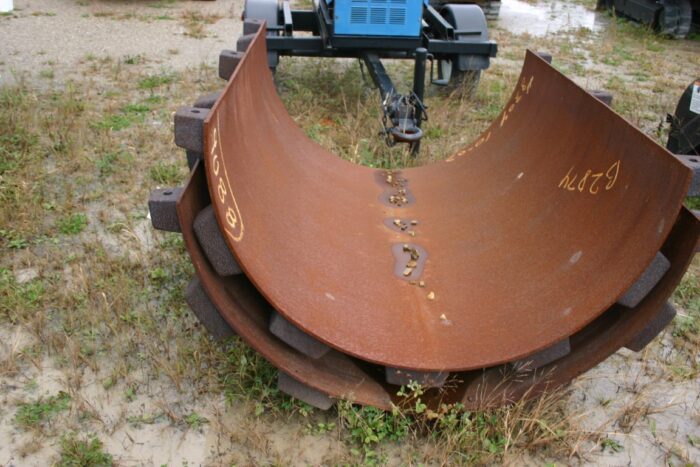 Ingersol Rand 66" padfoot shell kit to fit vibratory roller, off of local municipal unit - Image 2